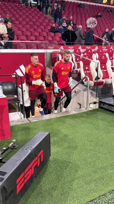 Warming-up Ajax - Fortuna Sittard