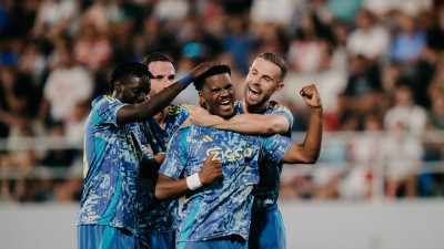 De goal van Jorrel Hato bij FK Vojvodina bij Ajax Radio