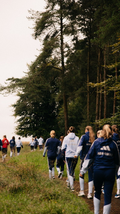 Wandeling op wedstrijddag