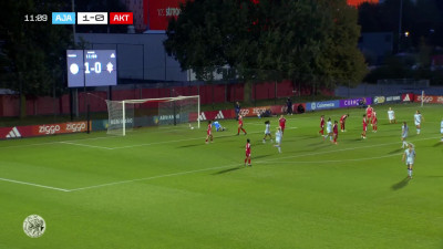 Katja Snoeijs met de 2-0 tegen WFC Aktobe