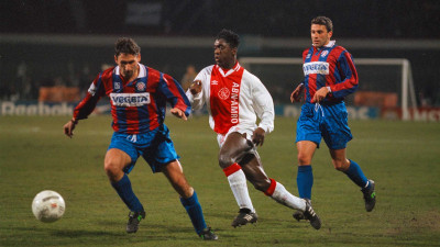 Goals Ajax - Hajduk Split (3-0 op 15 maart 1995)
