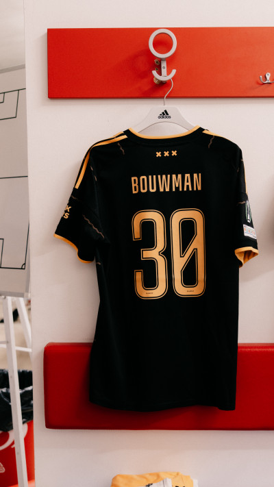 De kleedkamer van Ajax in Split