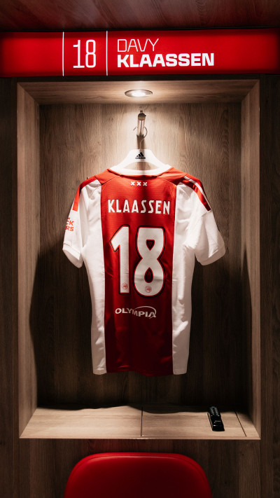 Onze kleedkamer voor Ajax - AZ